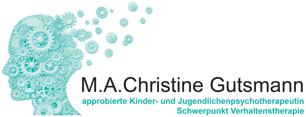 Logo M. A. Christine Gutsmann, approbierte Kinder- und Jugendlichenpsychotherapeutin, Schwerpunkt Verhaltenstherapie